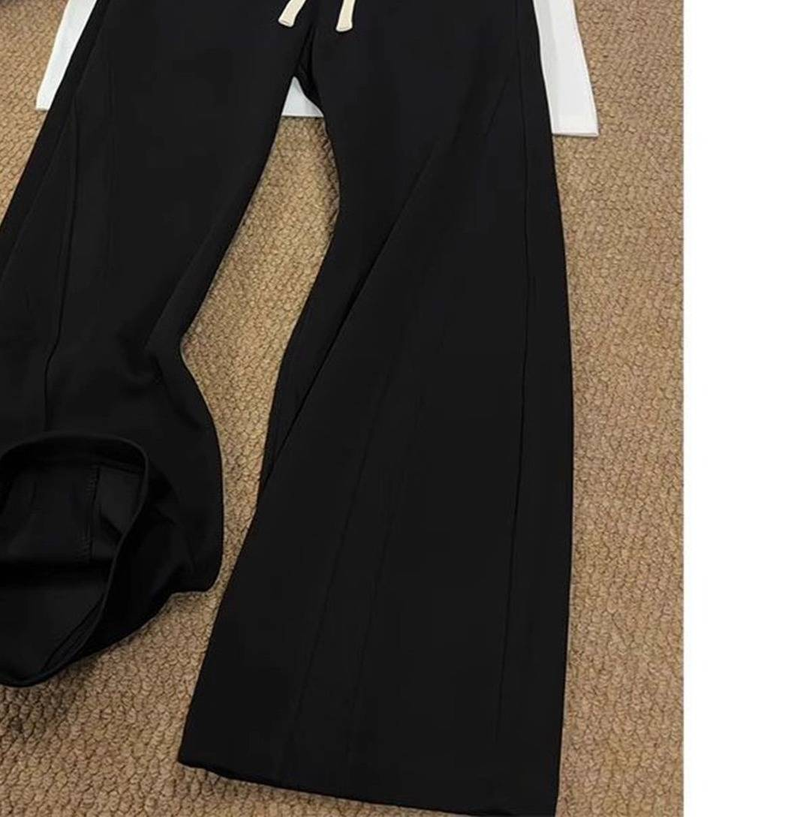 Herren Retro-Streifen-Jogginghose – Straight Fit Casual Joggers (Schwarz/Hellgrau/Weiß-Grau, M-XXXL)_voghion.com