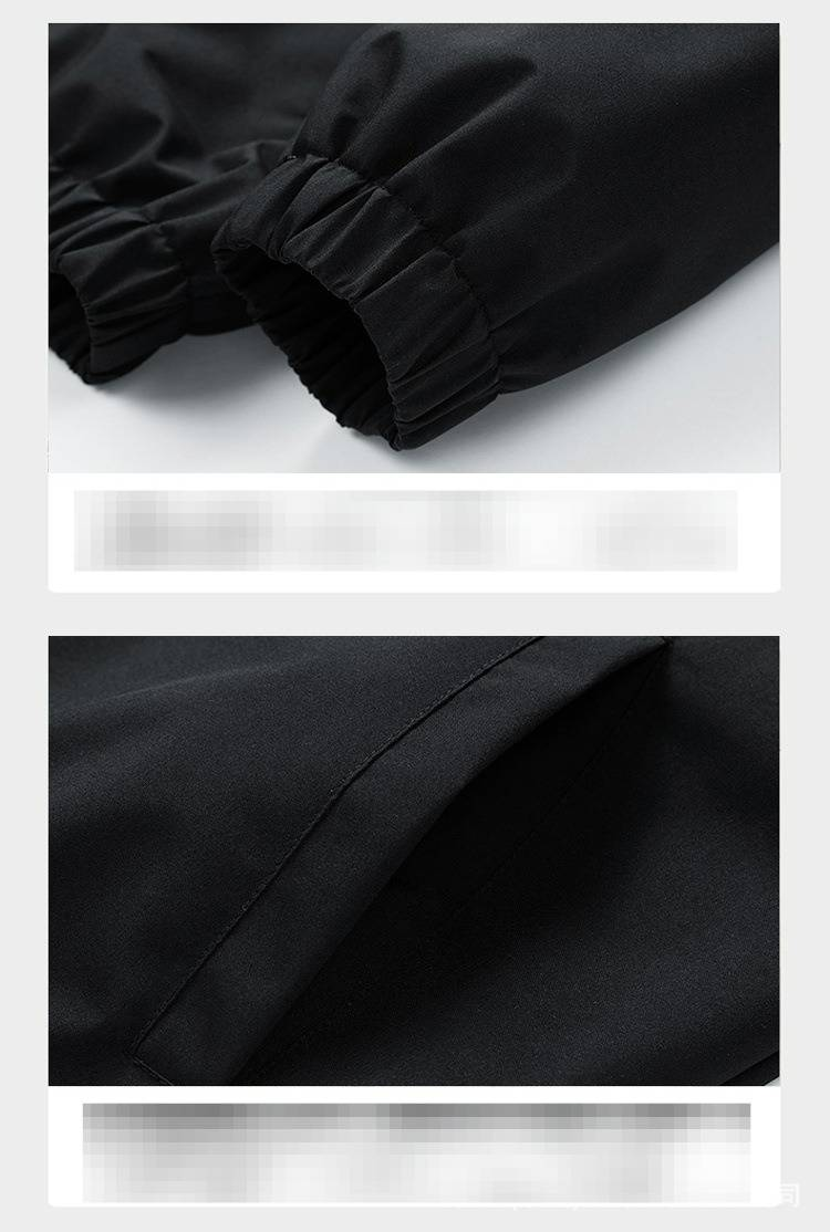 Nouvelle veste réversible automne style américain à col montant pour homme, coupe ample, décontractée et tendance, style baseball._voghion.com