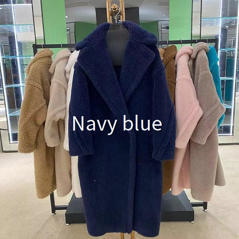 Langer Kunstpelzmantel – Teddybärjacke mit Revers für Damen (9 elegante Farben, XS-M)_voghion.com