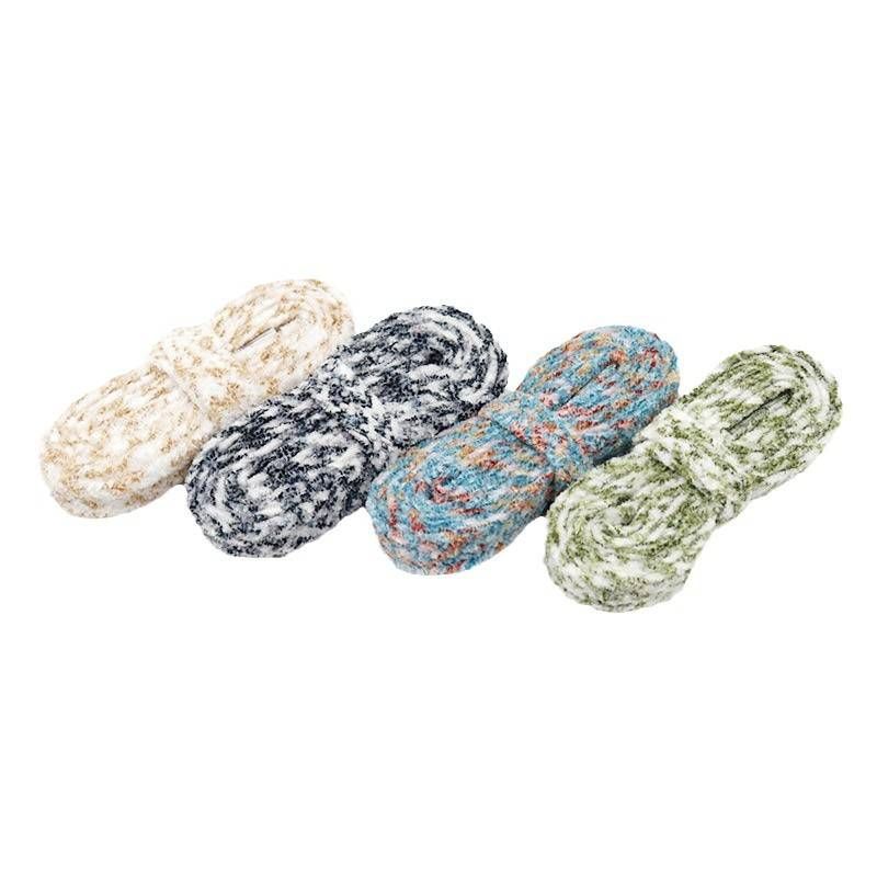 Schnürsenkel, bunt, flach, breit, 1 cm, aus Plüsch, geeignet für Air Force One-Canvas-Schuhe, Turnschuhe, weiße Schuhe, Zubehör_voghion.com