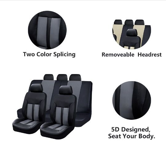 New hot selling car seat cover chair cover cushion full PVC material multi color four seasons universal wholesale_voghion.com