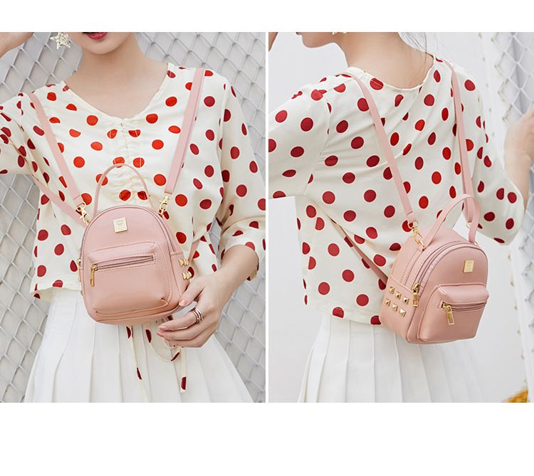 Women's Mini Backpack Purse - Zipper Top Handle Bag For Work (Anti-Theft & RFID Pocket)_voghion.com