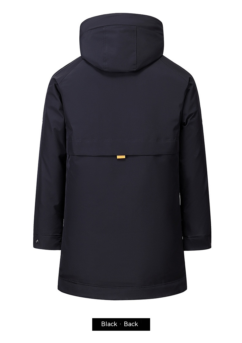 Daunenjacke für Herren, mittellang, verdickt, neue trendige Markenjacke, Jugend-Winter-Arbeitskleidung, große Tasche, Baumwolljacke_voghion.com