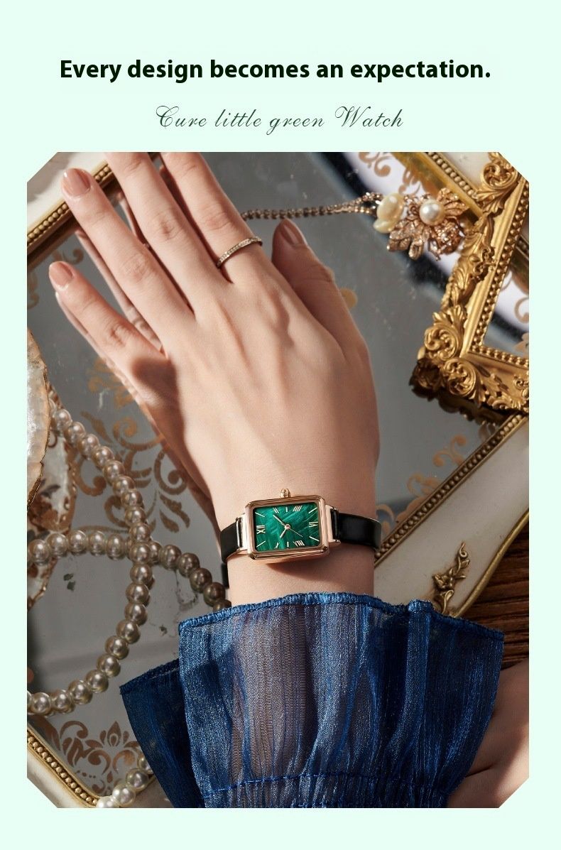 New light luxury ladies small simple temperament small square watch_voghion.com