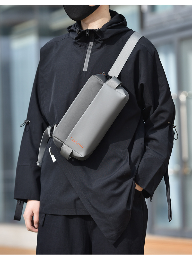 Borsa da petto da uomo: nuovi pannelli leggeri e alla moda, elegante borsa a tracolla, semplice pettorale da pendolarismo, borsa a tracolla da uomo da viaggio all'aperto_voghion.com