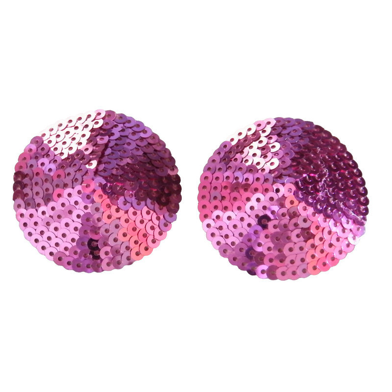 Sexy multicolor sequin fringe breast strips_voghion.com