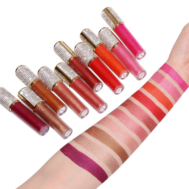 Flüssiger Lippenstift mit Antihaftbeschichtung, Farbbeständigkeit, Make-up ohne Verblassen, perlmuttartiger, matter Lippenstift_voghion.com