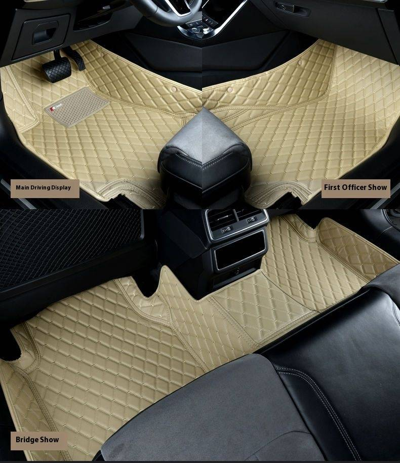 Tapis de sol de voiture Audi A3 A4 A4l A6l Q3 Q4 etron Q5L, moquettes de voiture_voghion.com