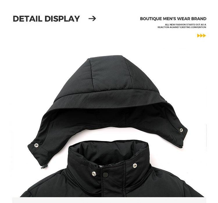 Herren-Winterjacke mit Graphen-Futter, winddichtes 3D-Design, verdickter warmer Mantel für kaltes Wetter, modischer, lässiger Kapuzenmantel mit Reißverschluss_voghion.com