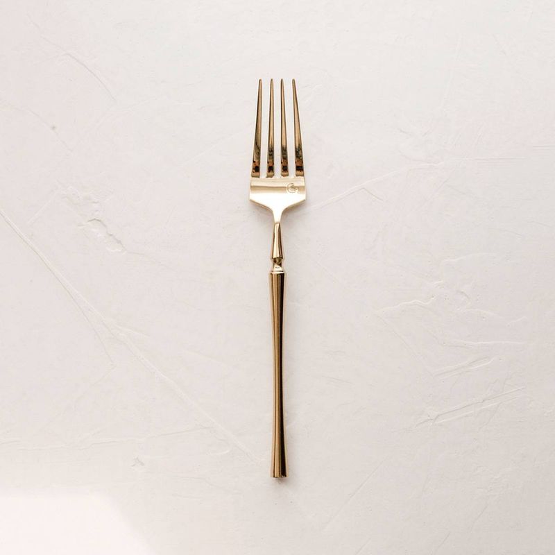 Forchetta per spaghetti in acciaio inossidabile 304, stile retrò, in titanio, con luce francese, di lusso, con vita in oro, cucchiaio occidentale, cucchiaio da dessert, forchetta da frutta_voghion.com