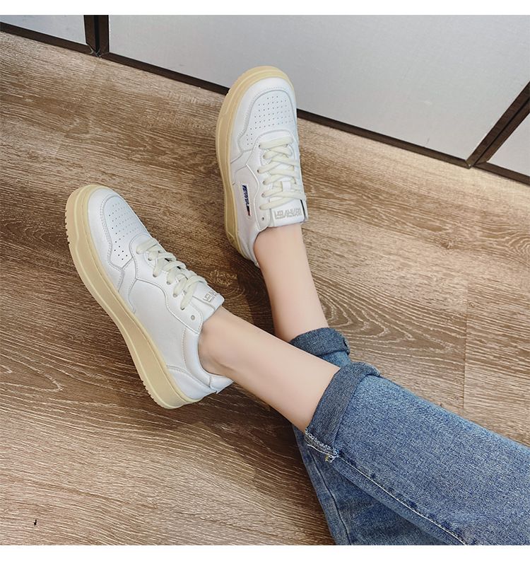 Instagram Genuine New Casual Women's Thick Sole Heightened Sneaker Board Shoes_voghion.com