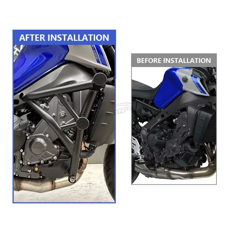 POUR MT-09 FZ-09 mt09 Accessoires de moto Protection moteur Barre anti-collision Pare-chocs MT09 mt09 protection moteur_voghion.com