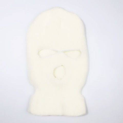 LazyZoom Three-Hole Knitted Hat For Men And Women Winter Warm Cold-Proof Face Mask Colorful Balaclava_voghion.com