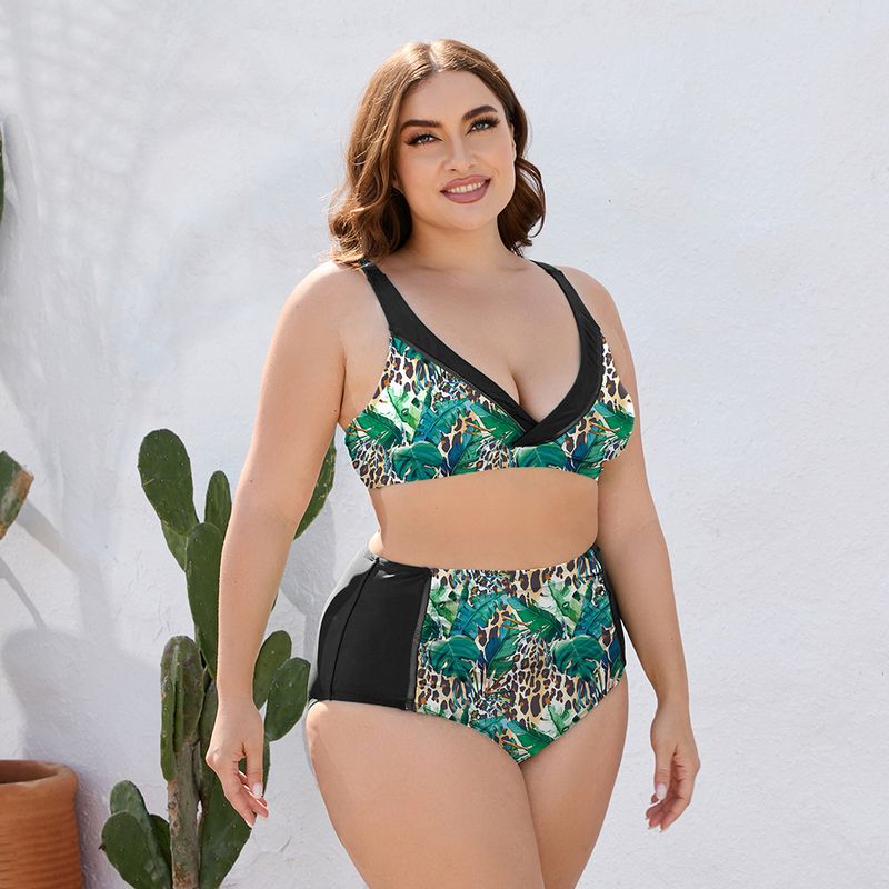 Hot Selling Bikini Sexy Plus Fat Plus Multi-Color Optional Split Swimsuit for Women_voghion.com