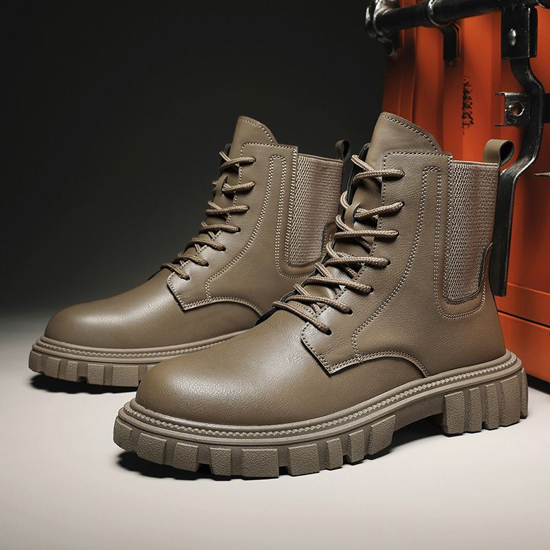 Nei High Top Martin Stiwwelen, fashionable trendy Schong, Outdoor Aarbechtskleedung, villsäiteg Häre Schong_voghion.com