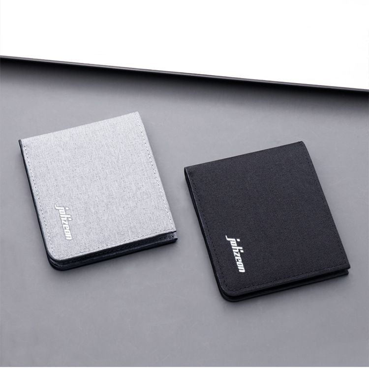 Zero Wallet Geschenk Kurze Herren-Geldbörse aus Segeltuch Mehrere Kartenpositionen Bietet Platz für den Führerschein Ultradünne Geldbörse Bequem zu tragende Kartentasche Minimalistisch_voghion.com