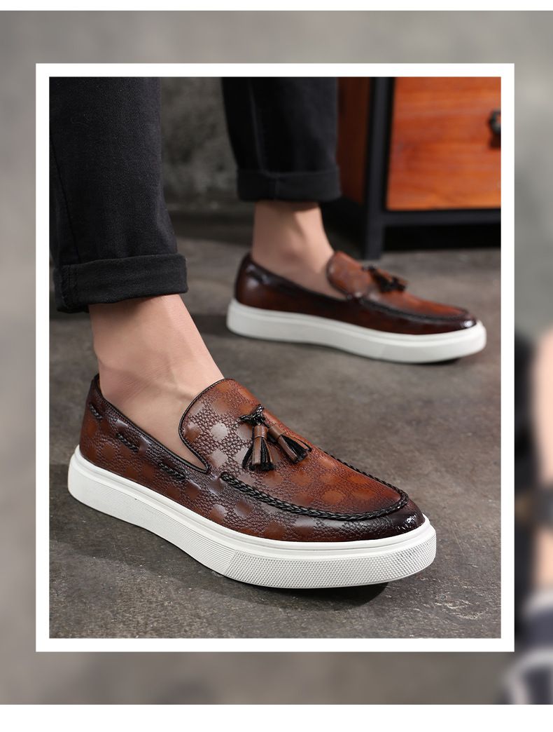 Loafers Men's Summer Breathable Loafers Slip-on Loafers Versatile Slip-on Casual Shoes_voghion.com