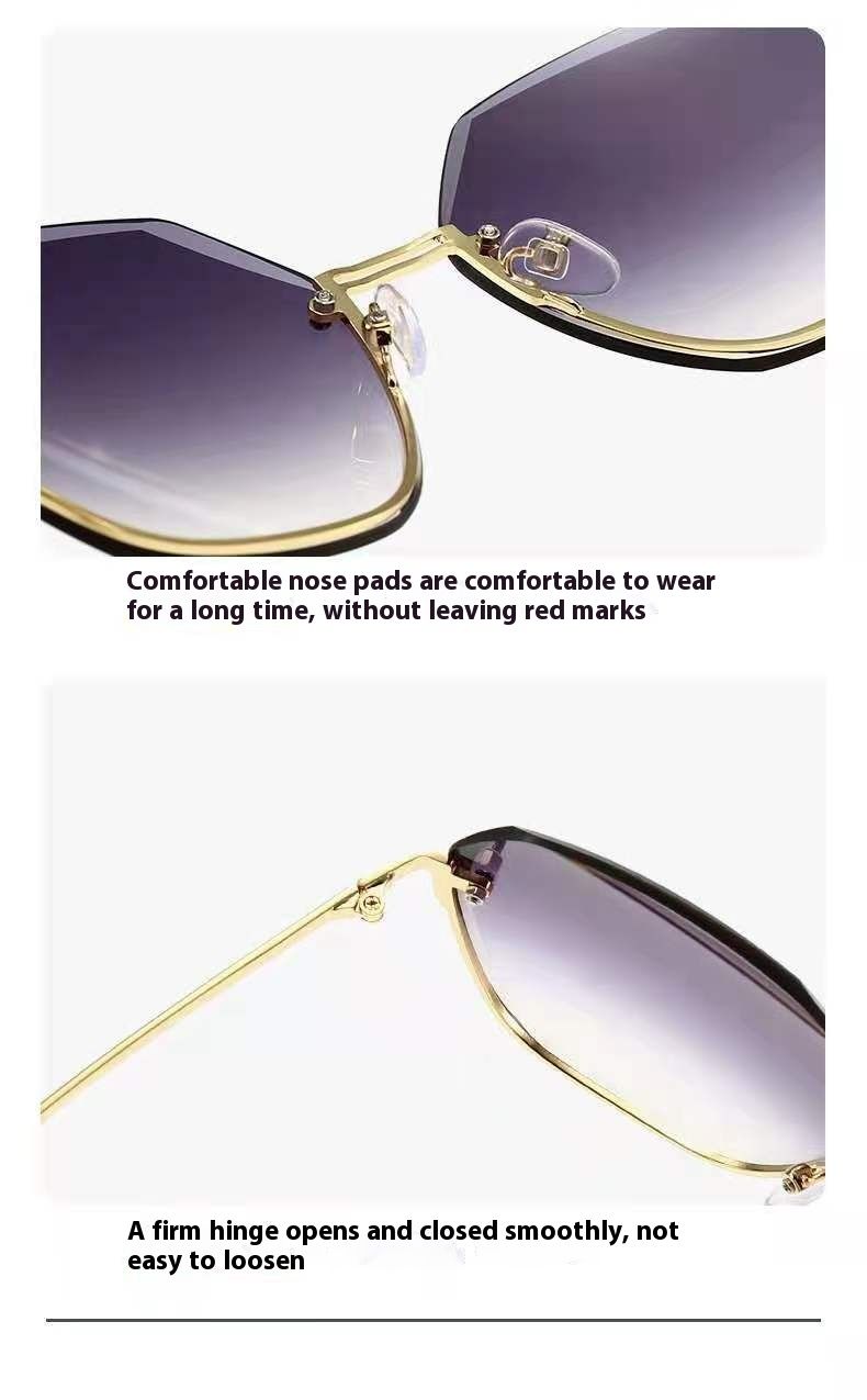 2024. aasta suure raamiga raamimata tänavafoto moodsad uued trendikad meeste ja naiste päikeseprillid_voghion.com