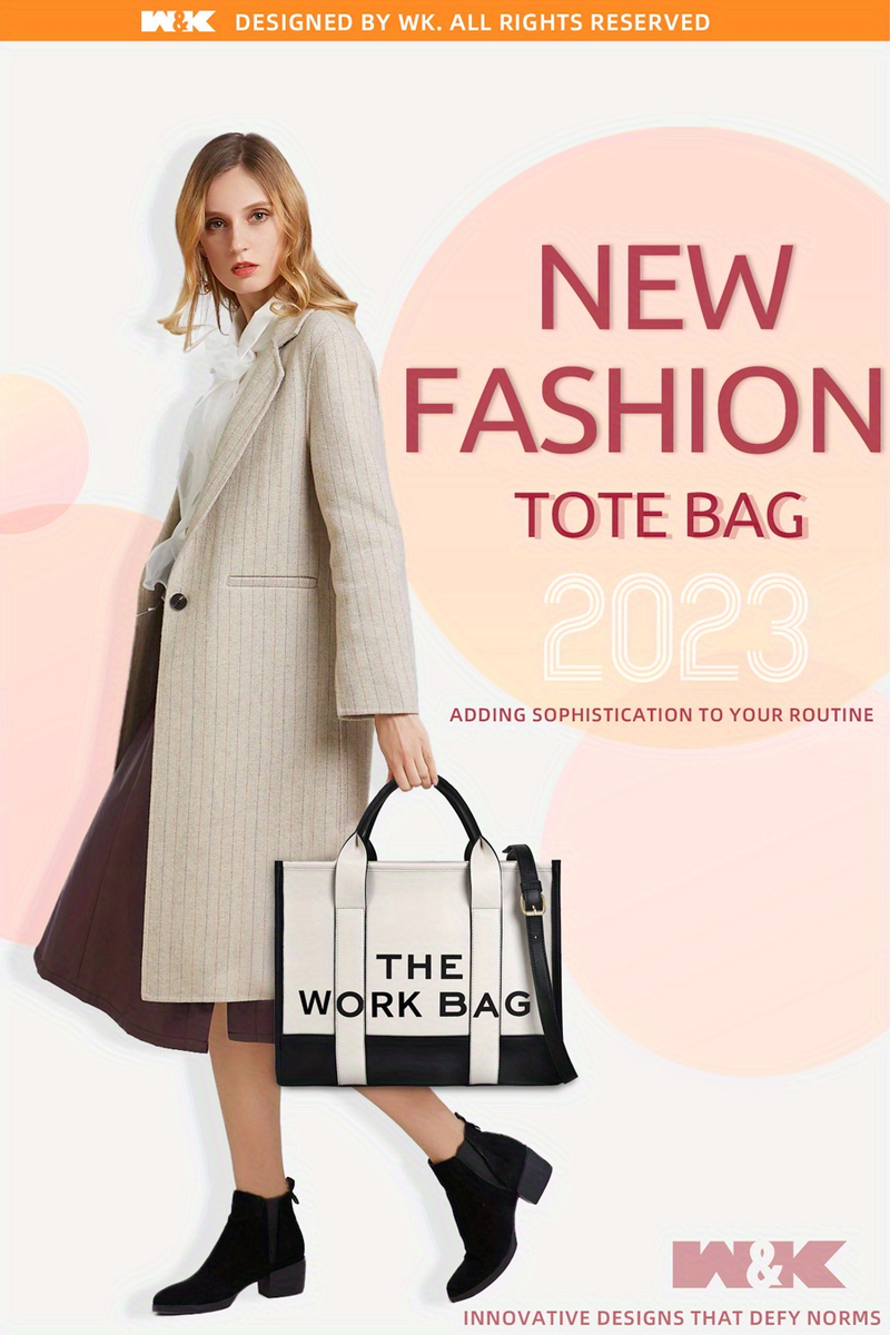 Tofarvet mulepose, Crossbody-taske med bogstavtryk, håndtaske i PU-læder til kvinder til pendler_voghion.com
