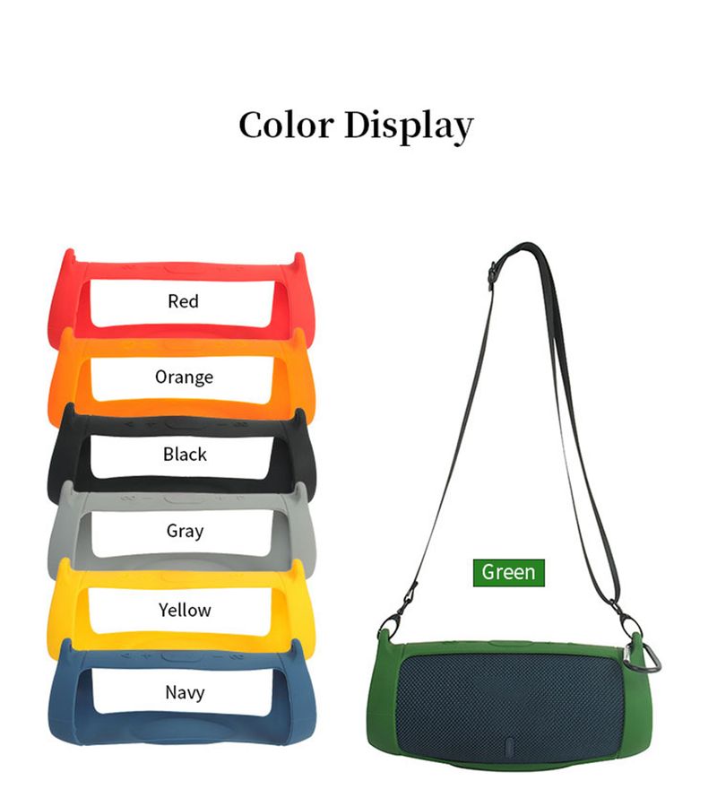 Quality Protection for CHARGE5 Silicone Protect Case Portable Charge 5 Speaker Storage Shell Outdoor Carrying Sleeve_voghion.com