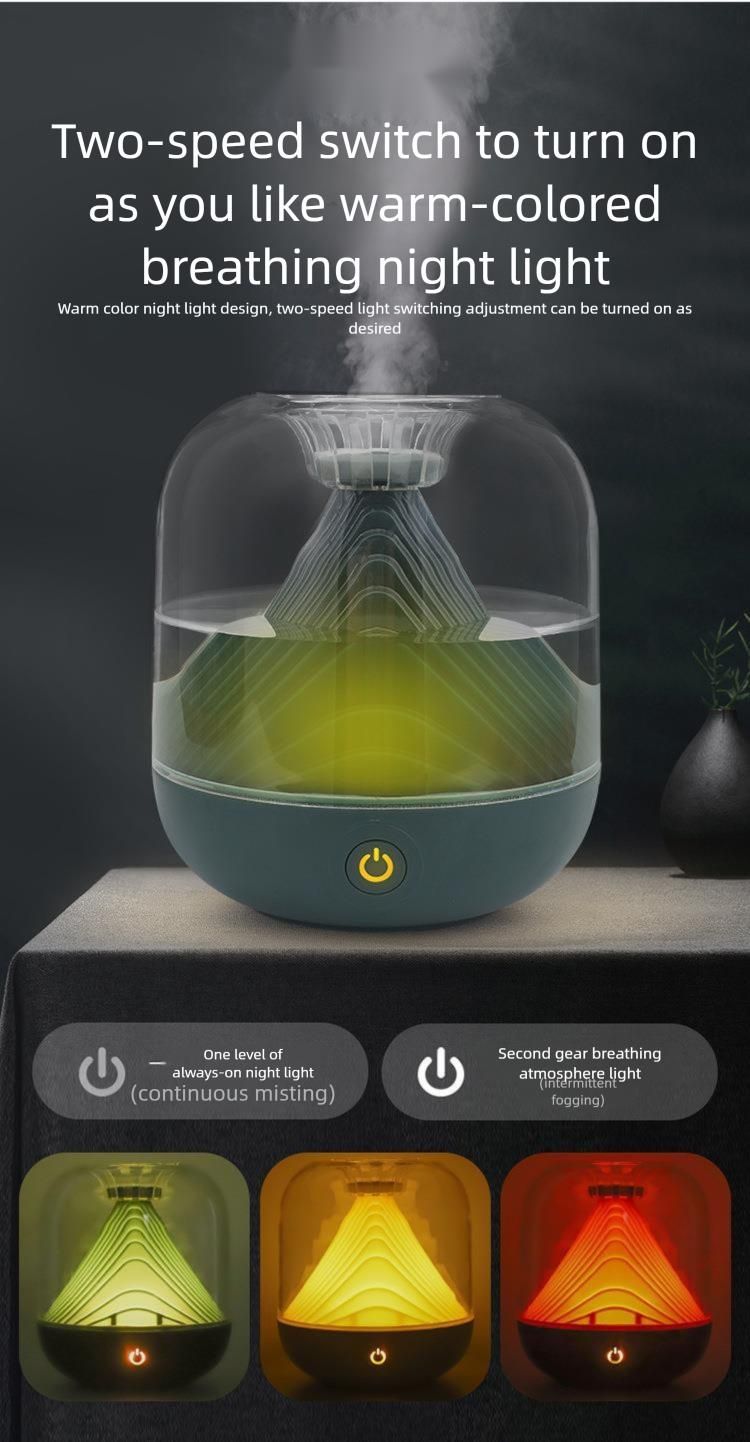 USB Landscape Humidifier, Wireless Portable Mini Air Purifier, Large Mist Volume For Home & Office Decor_voghion.com