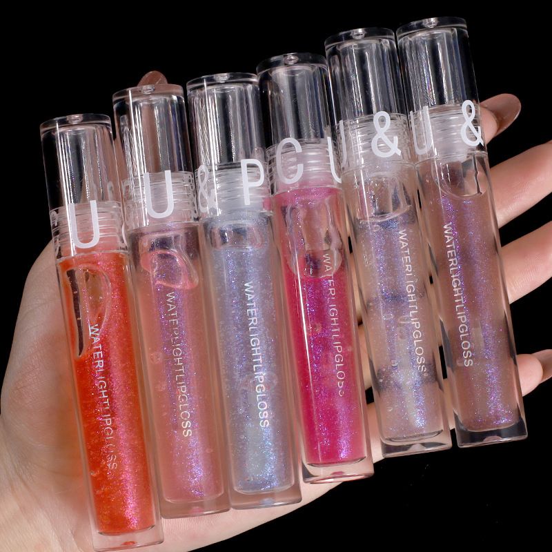 Water Gloss Women Lipstick Moisturizing Nourishing Glaze Transparent Pouty Oil Fine Shimmer Pearlescent Glass Lip Makeup_voghion.com