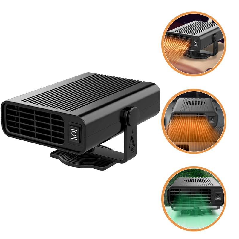Heater Auto Heating Fan Portable Car Coog Fans Windshield Defroster Vehicle Glass_voghion.com