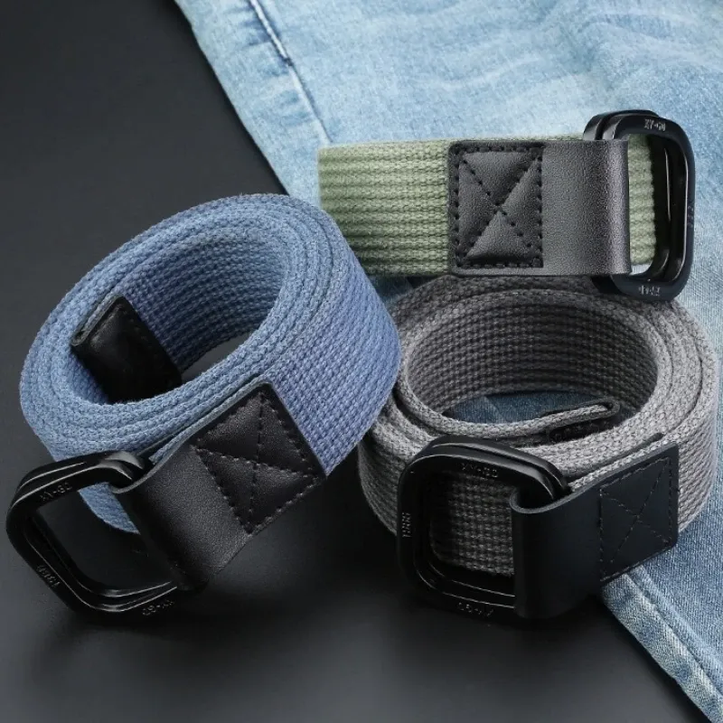 HOT 3,8 cm Tela semplice Uomo Moda Spessore Tessuto Sport all'aria aperta Resistente alla guerra Utensili Colore solido Blt Fmal_voghion.com