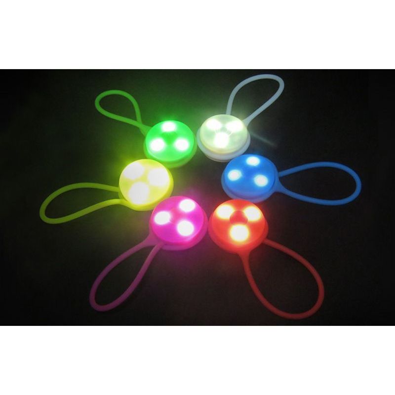 LED Outdoor Camping Zelt Silikon Rucksack Dekorative Warnung Fahrrad Schwanz Hängende Licht Beleuchtet 1_voghion.com