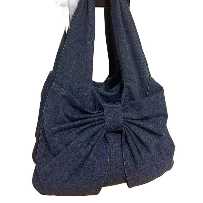 Borsa a tracolla semplice da cowboy del 2025, grazioso papillon squisito, borsa da pendolare di nicchia per il tempo libero Hundred_voghion.com