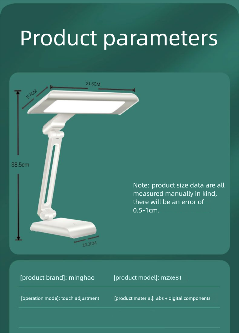 Eye Protection Desk For Studying, Children, Students, Homework, Reading, Rechargeable, Plug-in, Dormitory, Bedroom,_voghion.com