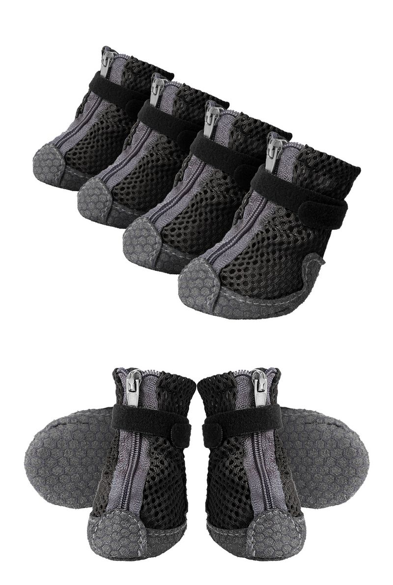 4 STÜCKE Winter Hundeschuhe Wasserdicht Niedliche Welpenstiefel Outdoor Walking Warme Hundeschneeschuhe Für Kleine Hunde Chihuahua Haustier Pfotenschutz_voghion.com