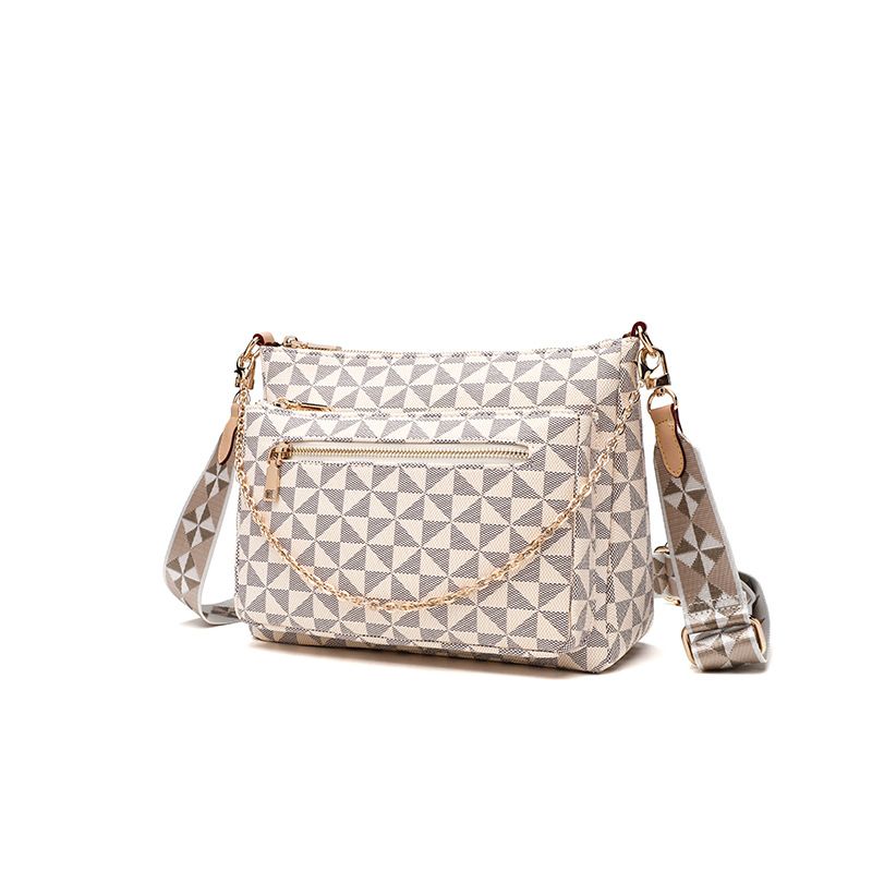 Moda 2025 Lato Nowa Ramię Crossbody Damska Swobodna Szeroki Pasek Ramię Pachy Łańcuch Torba_voghion.com