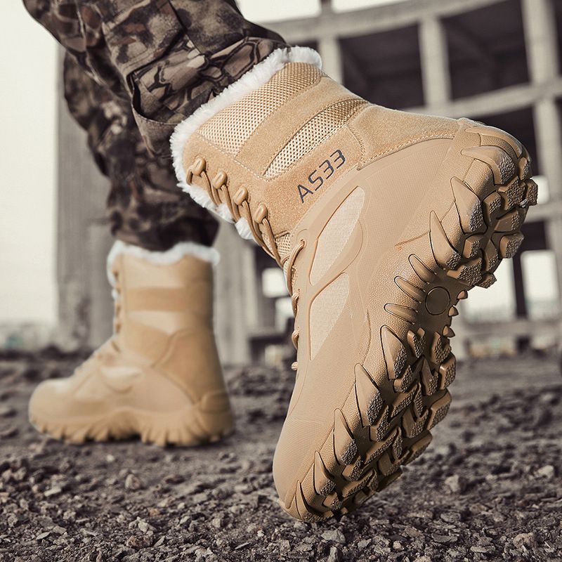 2025 Winter Neue hochgeschlossene isolierte Wanderstiefel für Herren_voghion.com