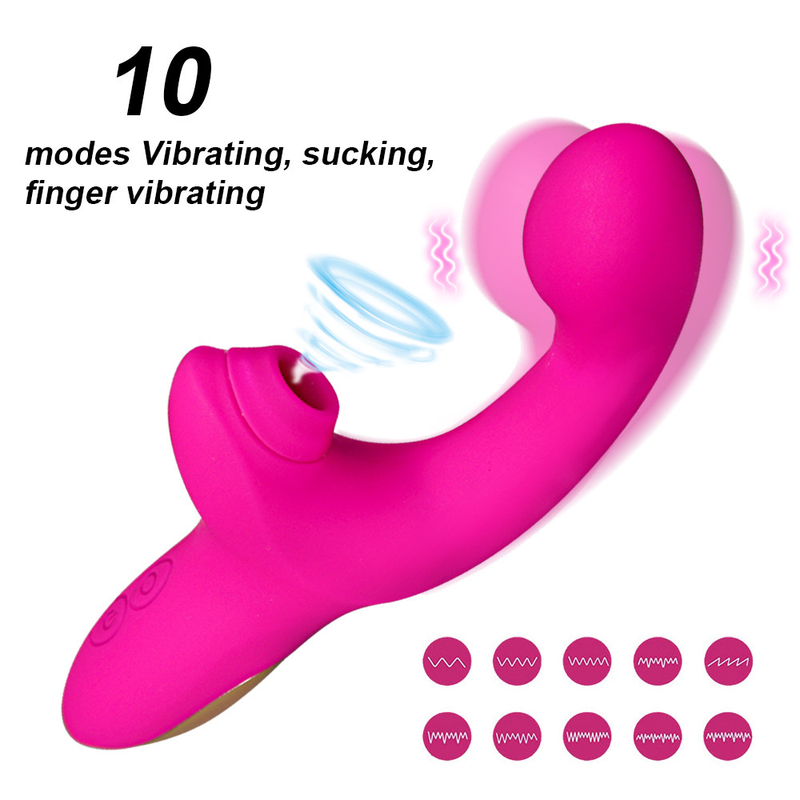 Seks untuk Produk Wanita Stimulator Klitoris Dapat Diisi Ulang Alat Pengisap Klitoris dengan 10 Mode Kuat_voghion.com