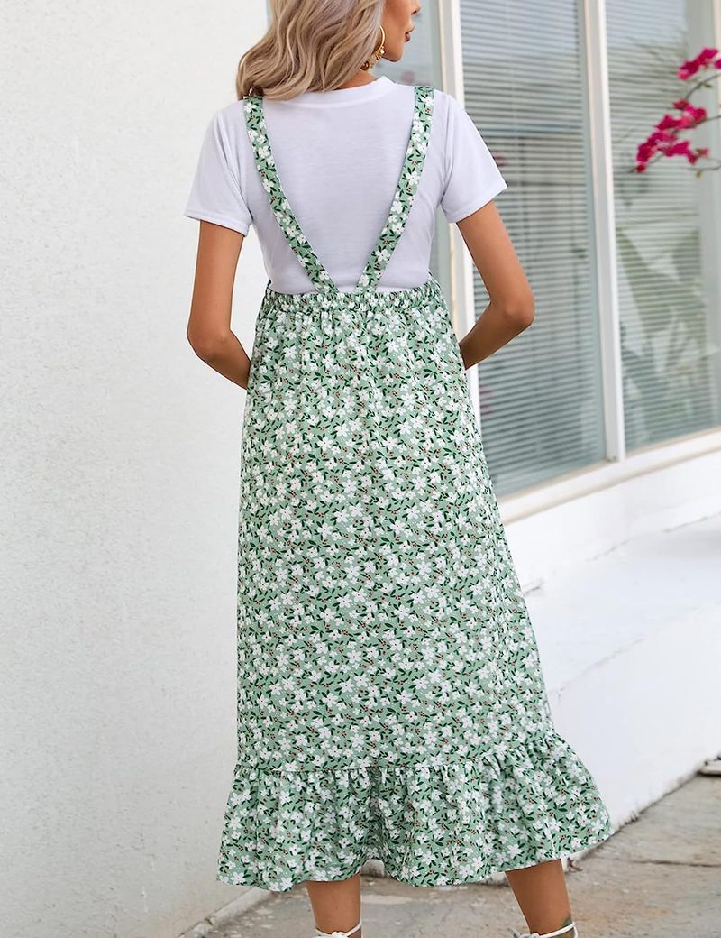 Falda estampada desmontable con correa elástica para mujer embarazada, novedad de 2024 (no equipada con parte superior)_voghion.com