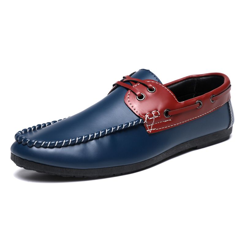 Trendy For Men With Round Toe, High-end Soft Sole, Casual And Comfortable In Summer. Men's One Foot Kick Doudou Le Fu_voghion.com