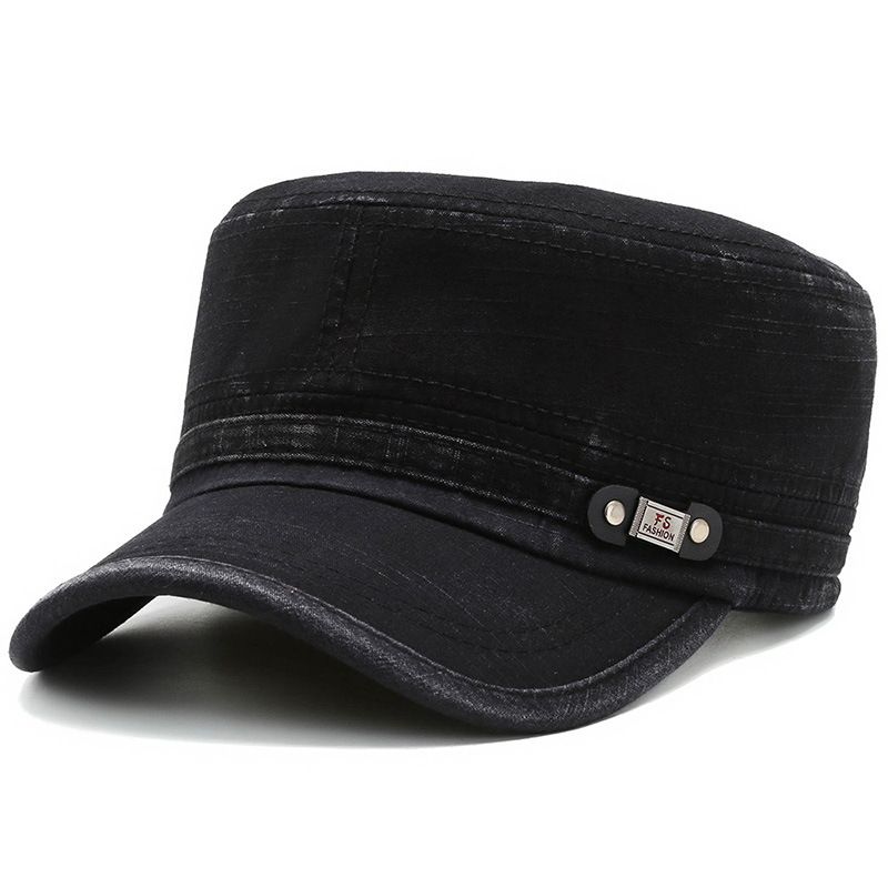 Parasole da uomo per esterno piatto militare primaverile e autunnale Protezione solare Versione coreana Anatra da baseball casual versatile_voghion.com