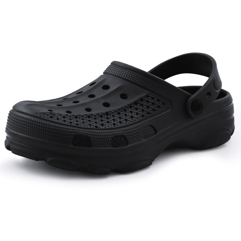 Bebealy Men Hole Clogs Slippers Men Garden Shoes For Men Arch Support Slides Summer Fashion Beach Slippers Non-slip EVA Slippers_voghion.com