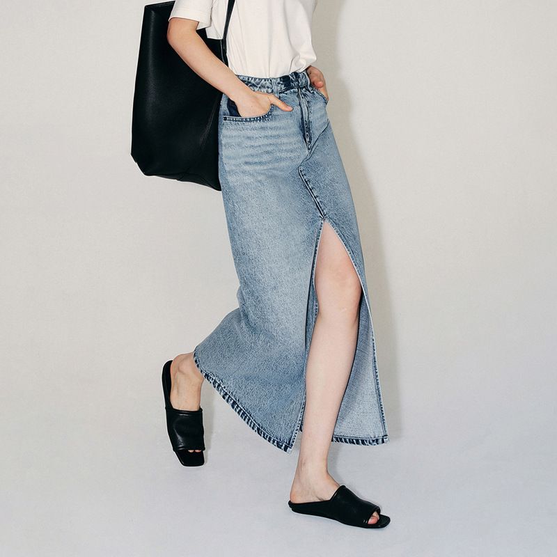 Ægte læder niche strand fritid brede flade sandaler til kvinder 2024 nye sommer enkle alsidige sandaler_voghion.com