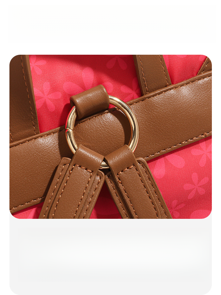 2025 Frühjahr und Sommer Neue Nicole Design Blume Reise Große Kapazität Leichte Damen College Klasse Rucksack Mode Vielseitig Casual_voghion.com