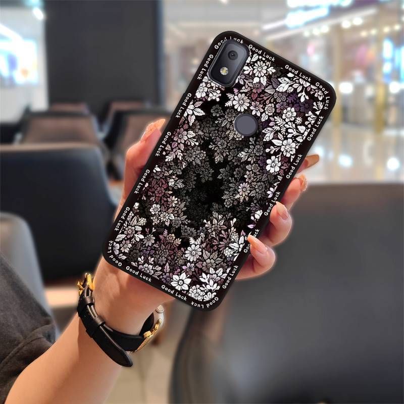 Suitable For TCL Phone Quality Anime Couple Creative Cartoon Silicone Trendy Soft Case Funny Graffiti Luxury Female_voghion.com