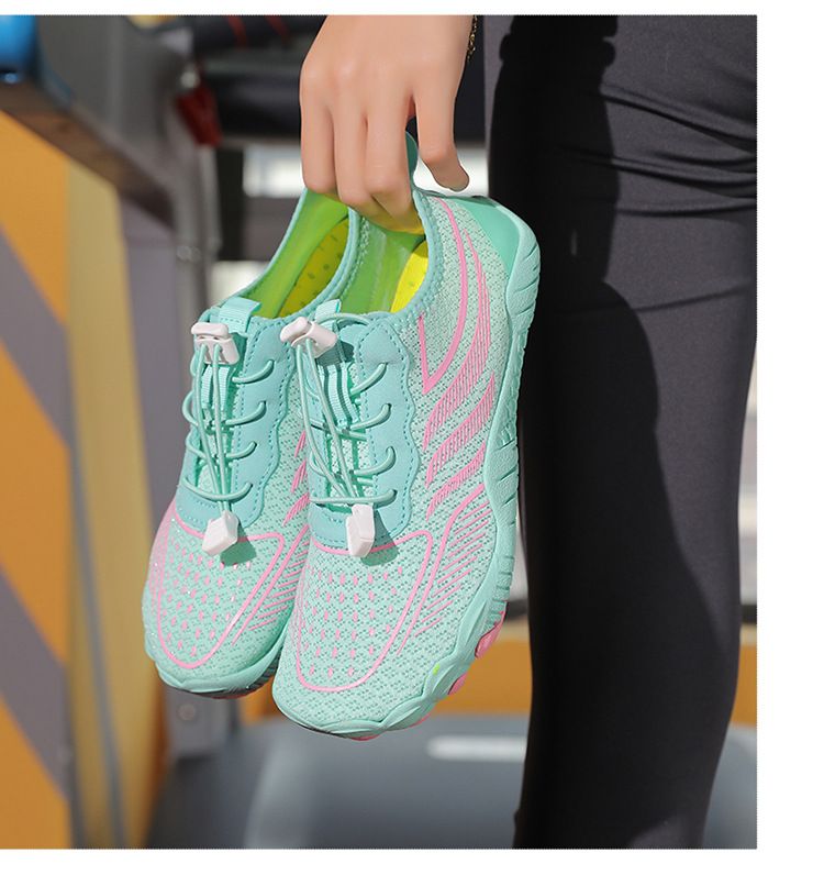 Scarpe da acqua traspiranti per uomo e donna - Scarpe da acqua leggere e ad asciugatura rapida per spiaggia, nuoto, escursionismo, trail running con comoda suola in gomma_voghion.com
