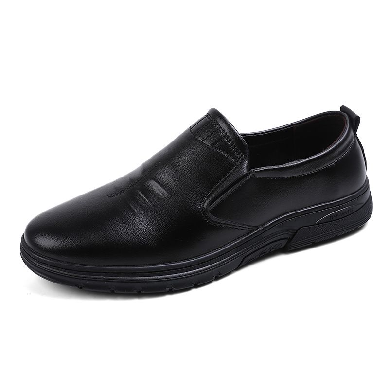 Nuove scarpe da guida antiscivolo basse da uomo, formali, casual e da lavoro, in pelle con colla a freddo_voghion.com