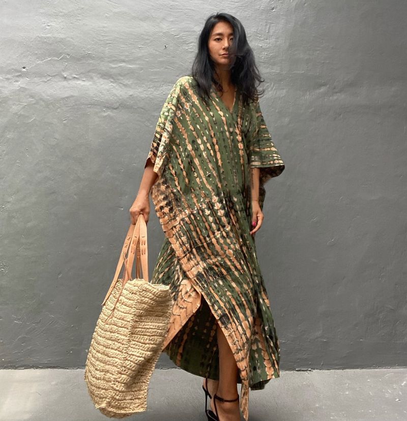 Robe de plage en rayonne pour femmes, tenue de vacances à fleurs teintes _voghion.com