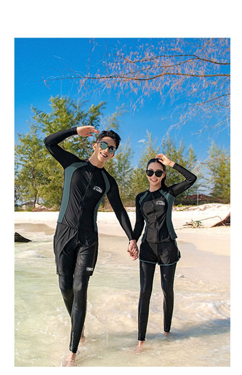 Unisex kleding Ademend Casual badpak Duikpak Surfpak Duikpak Kwallenpak Snel drogend Zonnebrandcrème Lange mouwen Broek Snorkelen_voghion.com