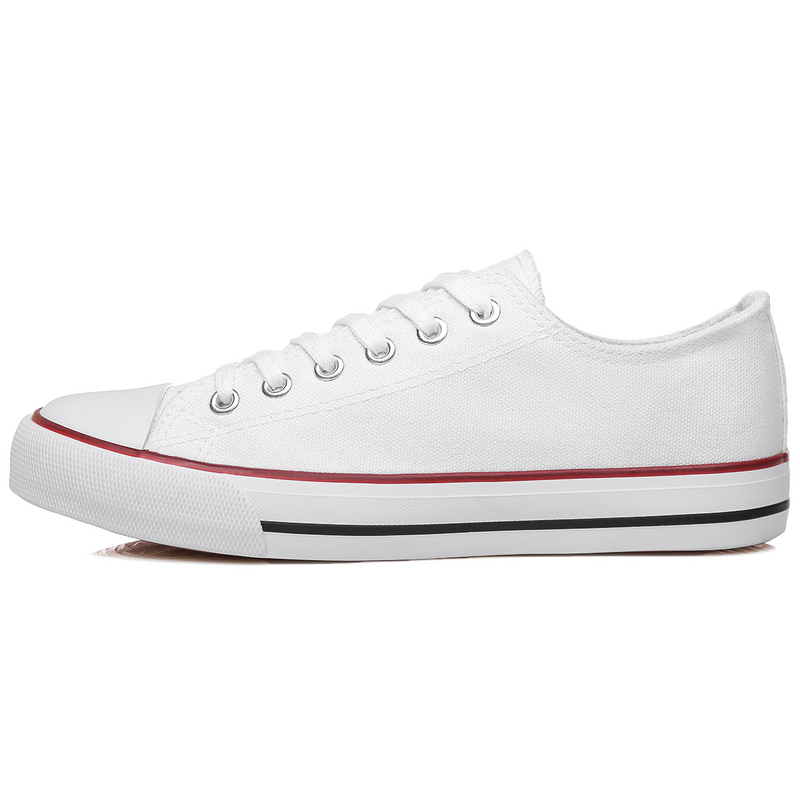 Γυναικεία κλασικά μονόχρωμα παπούτσια με κορδόνια, casual πάνινα πάνινα παπούτσια, γυναικεία υποδήματα_voghion.com