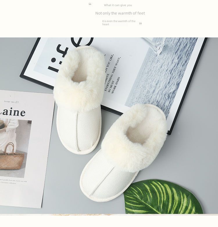 Grenzüberschreitender E-Commerce-Mao-Mund-Erhöhung Home Herren Damen Indoor und Outdoor Warm Cotton Hausschuhe Spot_voghion.com