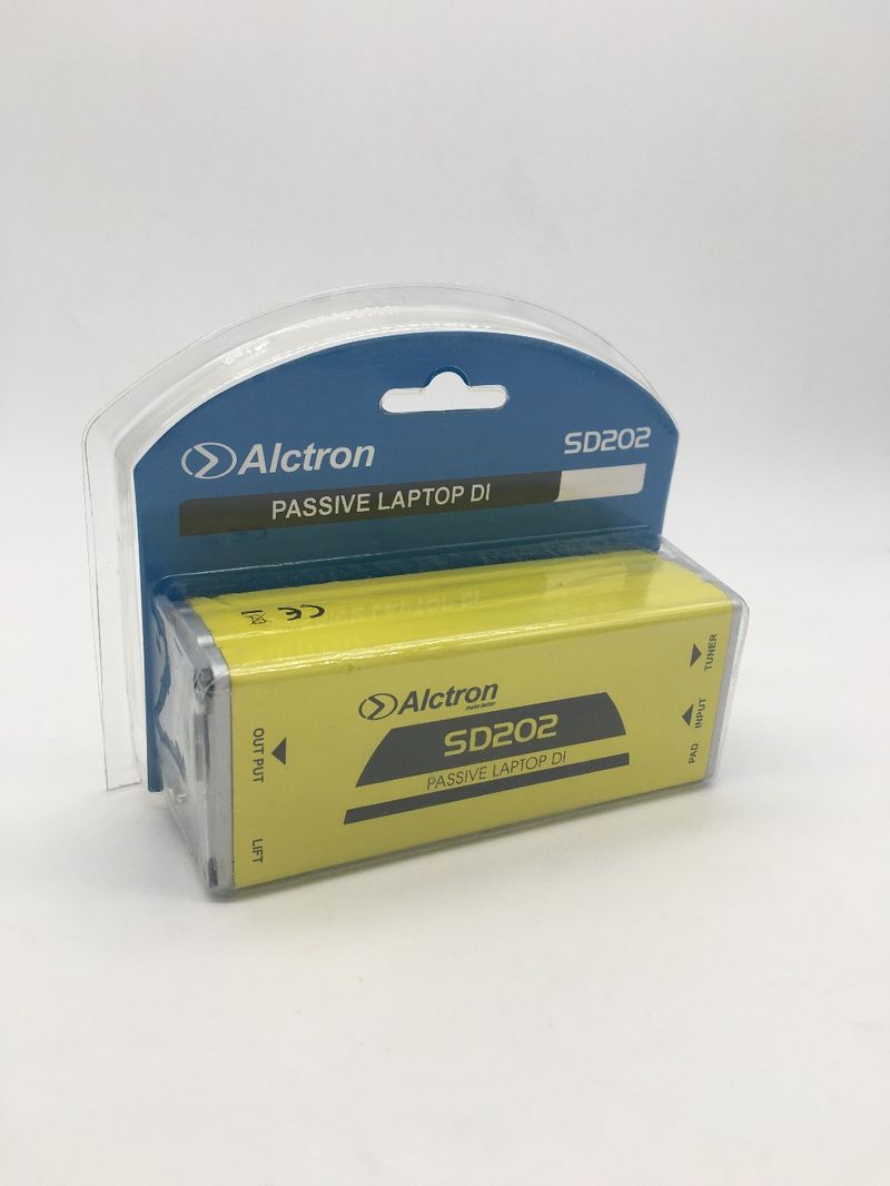 Alctron SD202 -huipputehokas passiivinen DI-boksi tehokkaille instrumenteille, jotka tasapainottavat signaaliasi_voghion.com