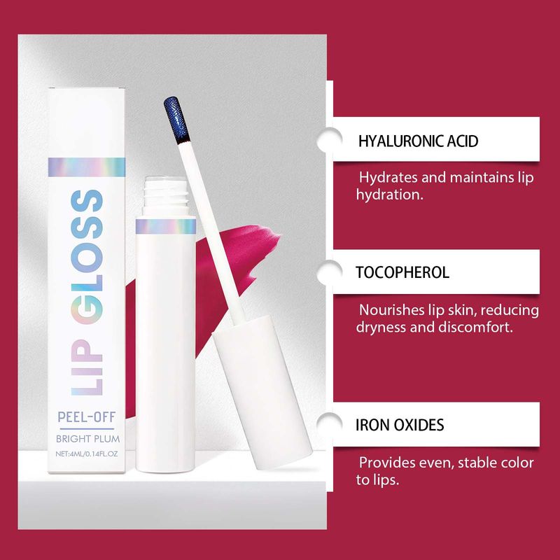 Tear-off Tint Moisturizing Glossy Easy To Apply Natural Non-stick Cup Daily Portable Lip Makeup_voghion.com